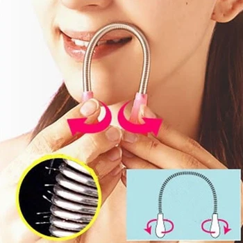 

Facial Hair Remover Spring Threading Epistick Smooth Spring Face Hair Remover Removal Stick Epilator Facial Hair Removal P0004