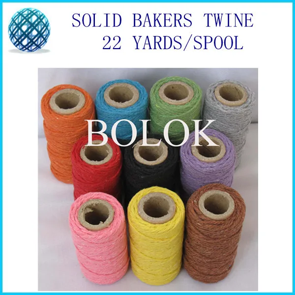 Buy Solid cotton twine 50pcs/lot (22yards/spool