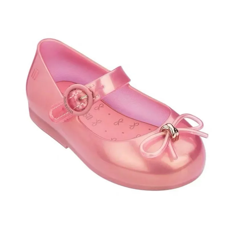 Mini Melissa Ultragirl/2019 г. Новые пластиковые сандалии для девочек детские с бантом