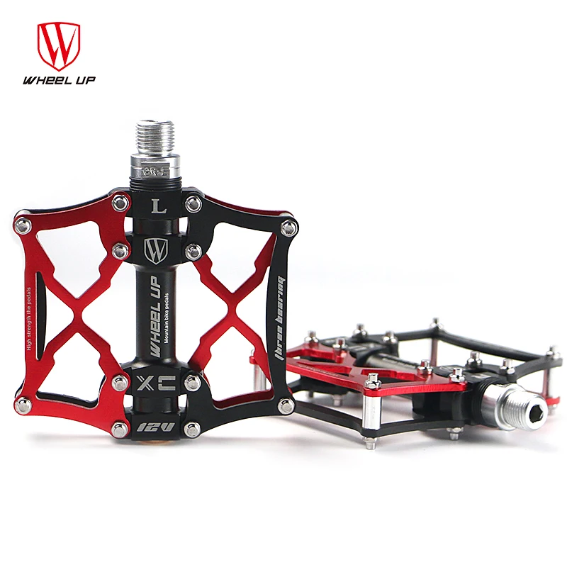 Prix pour Wheel up super lumière qualité en aluminium pédale de bicyclette antidérapant pour route vtt pédales bmx vélo pièces nouvelle arrivée 2017 Prix pour Wheel up super lumière qualité en aluminium pédale de bicyclette antidérapant pour route vtt pédales bmx vélo pièces nouvelle arrivée 2017