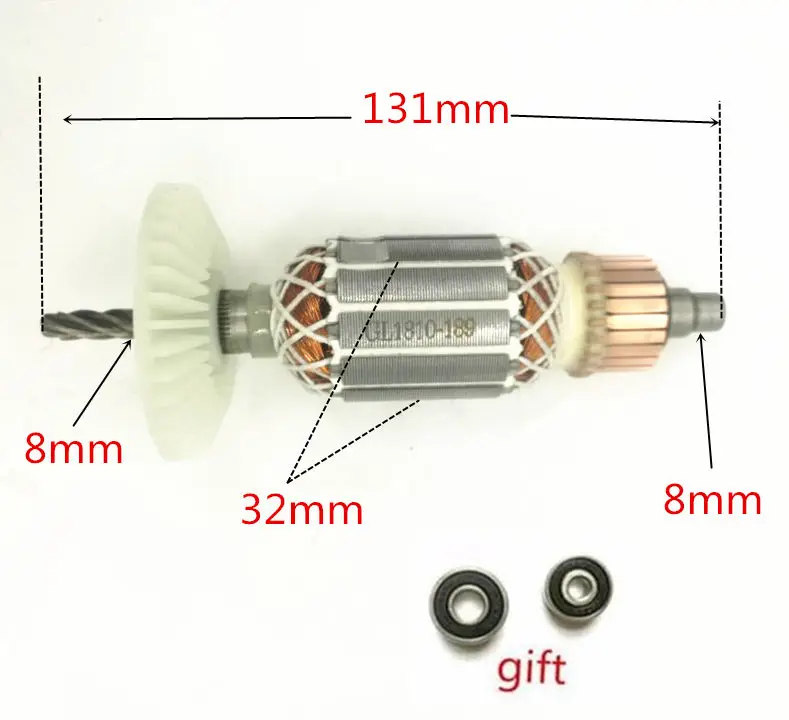 Роторный двигатель C208803G для HITACHI 360596E D10VC2|motor armature|rotor armaturehitachi armature |