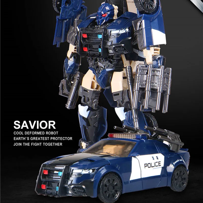 

Transformation Black Mamba The Last Knight police car Figure toys