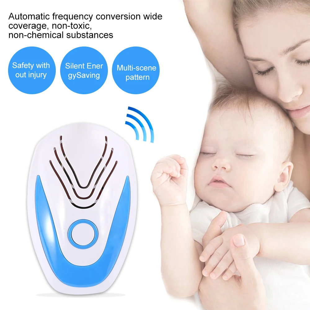 

Pest Control Ultrasonic Pest Repeller Mosquito Killer Electronic Anti Rodent Insect Repellent Mole Mouse Cockroach Mice