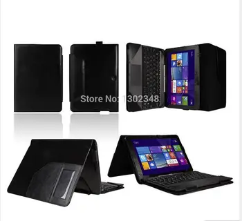 

Luxury Crazy Horse Folio Stand PU Leather Case With Keyboard Cover For ASUS Transformer Pad TF103C TF103 10.1 inch 10.1" Tablet