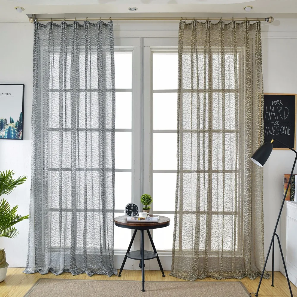 2 colores europeo Jacquard hogar decoración moderna cortina de café para sala de estar tul telas transparente leopardo ventana tratamiento 2 colores europeo Jacquard hogar decoración moderna cortina de café para sala de estar tul telas transparente leopardo ventana tratamiento