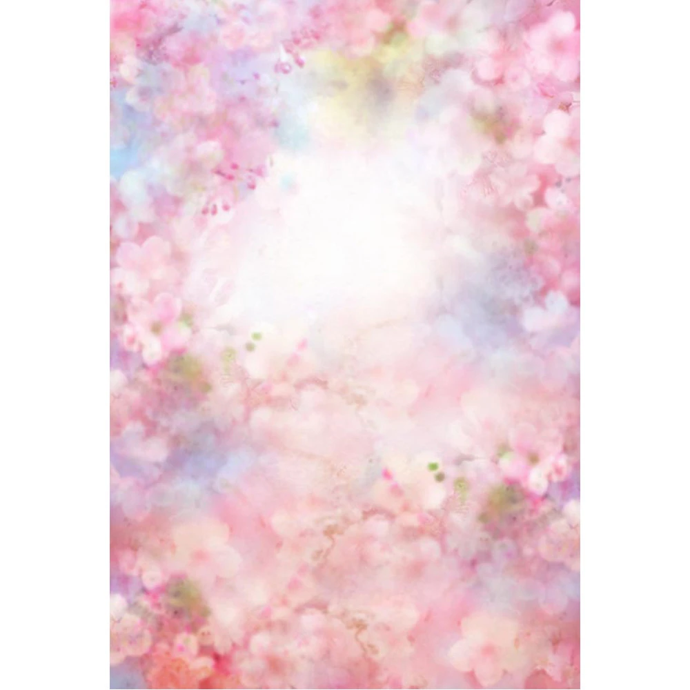 Bokeh Floral Photography Backdrops Pink Printed Peach Flowers Blossoms  Newborn Baby Kids Children Girls Photo Studio Backgrounds - Backgrounds -  AliExpress