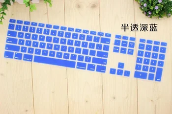 

For Apple Keyboard Cover iMac G6 Desktop Protector Colorful Silicone Skin With Numeric Keypad For Mac G5 Skin Protective Skin