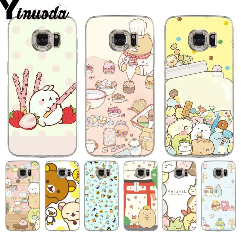 

Yinuoda sumikko gurashi Art Rilakkuma and Friends High Quality Phone Case for samsung galaxy S9 S7 S6 edge plus S5 S9 S8 plus