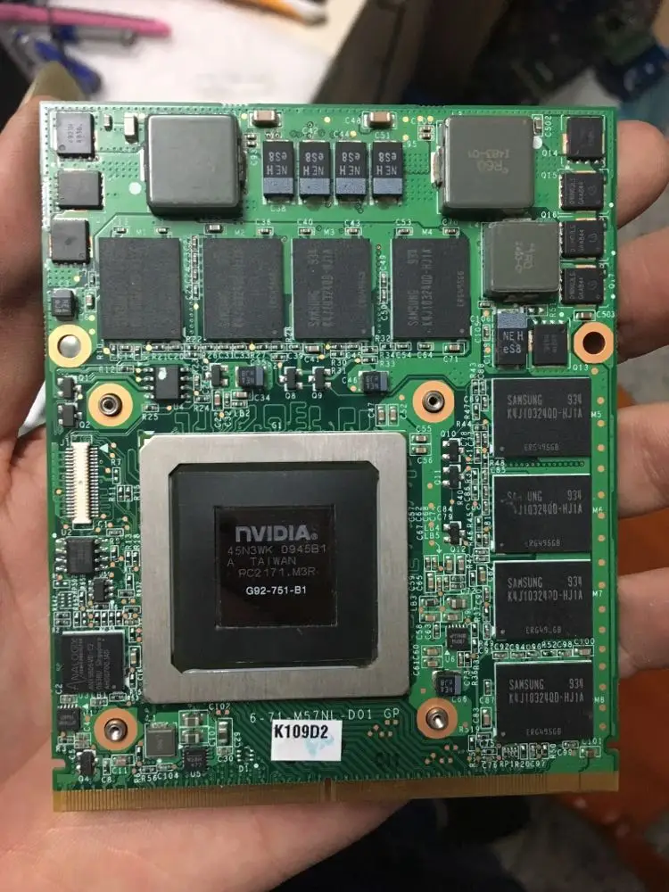 Видеокарта для ноутбука Dell Alienware M17X графическая карта ПК DDR3 1 ГБ MXM 3 nv idia GTX260M GTX 280M