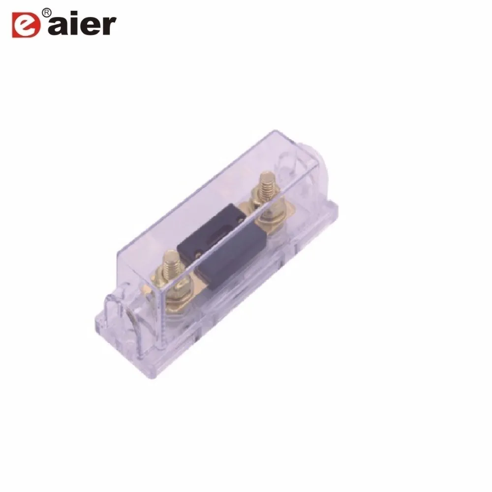 

1PCS Electrical 10A 32VDC Rectangle Fuse Block ANL With Transparent Base 10A 32VDC Automotive Fuse Holder