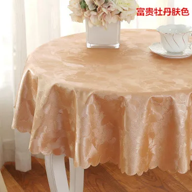 

PU tablecloth tablecloth, household round table table cloth, waterproof, oilproof, anti-scalding, disposable tablecloth