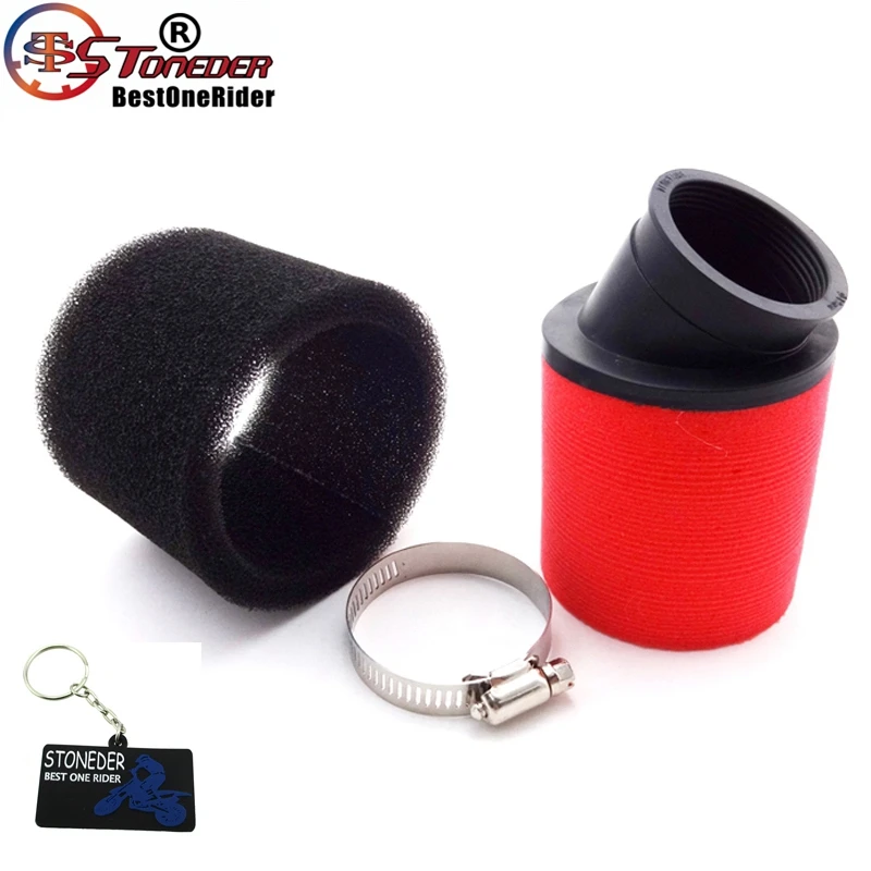 Stoneder Performance 48mm Bent Foam Air Filter For Pit Dirt Bike Gy6