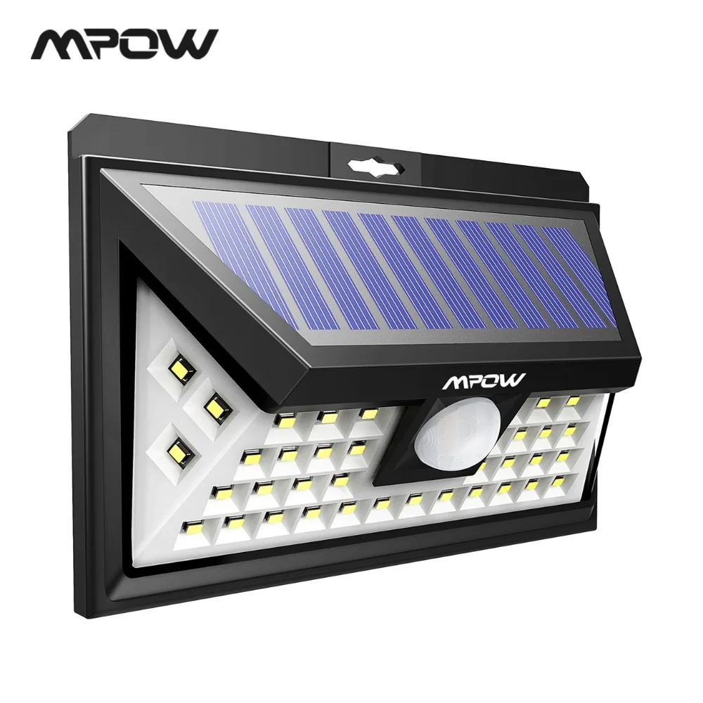 

Mpow CD117 40 LED Solar Light Adjustable Motion Sensor Waterproof Outdoor Solar Panel Wide Angle For Pathway Garden&Yard Lights