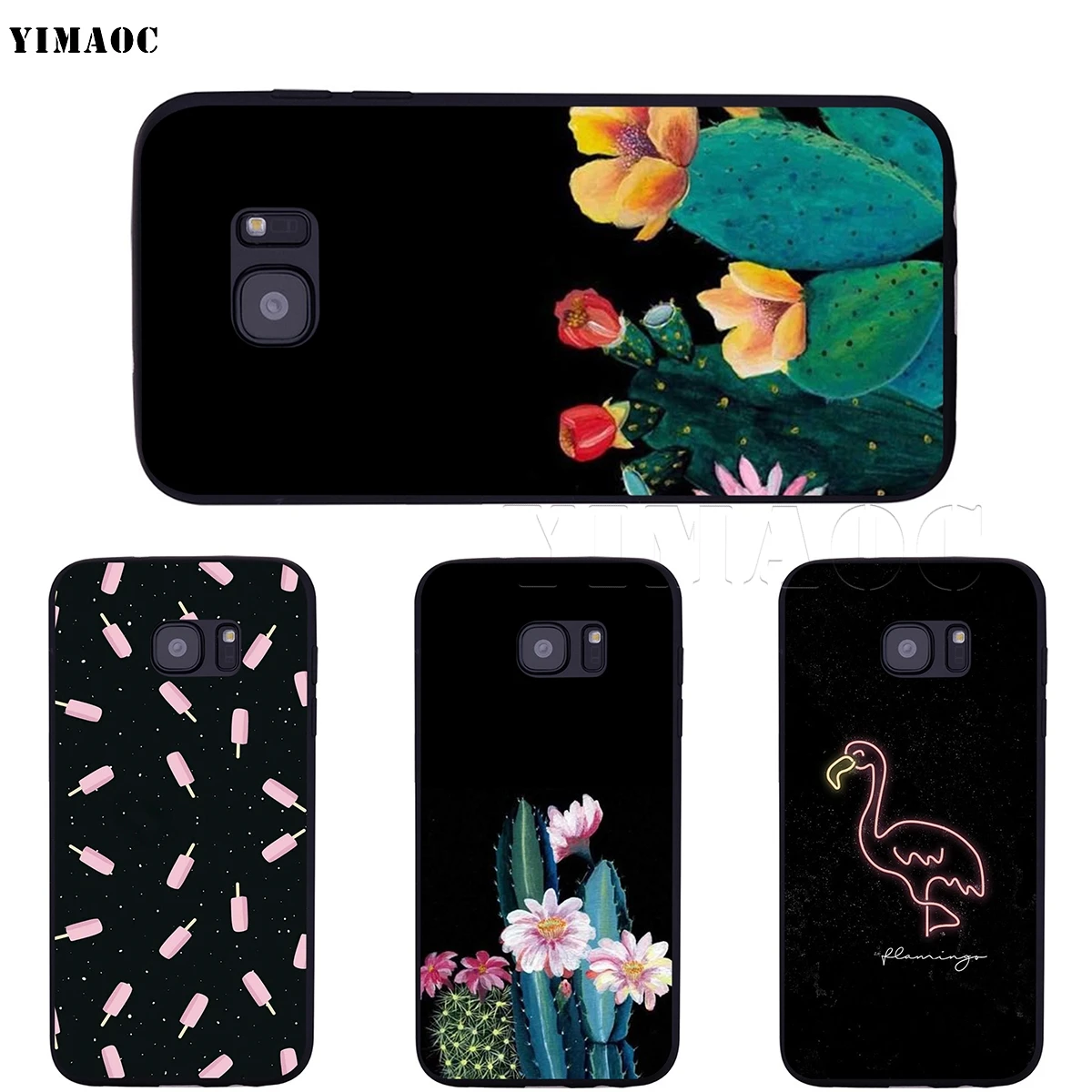 Мягкий силиконовый чехол для Samsung Galaxy S6 S7 Edge S8 S9 Plus A3 A5 A6 Note 8 9|Бамперы| |