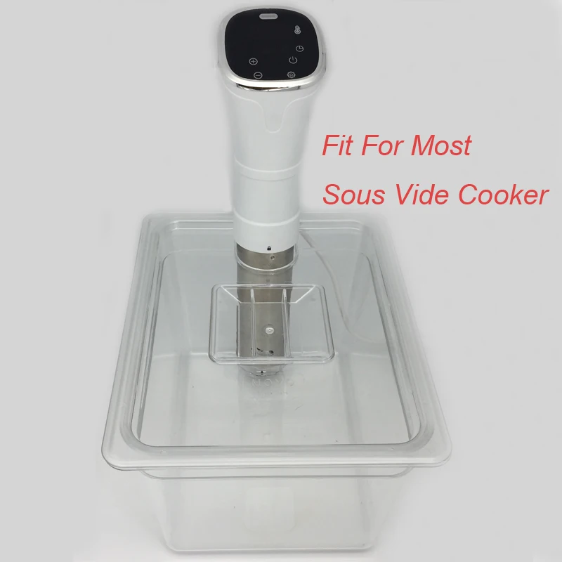 JUSTBUY Sous Vide контейнер с крышкой 11L резервуар для воды для ванной для циркулятора Sous Vide кулинарное погружение Медленная Плита