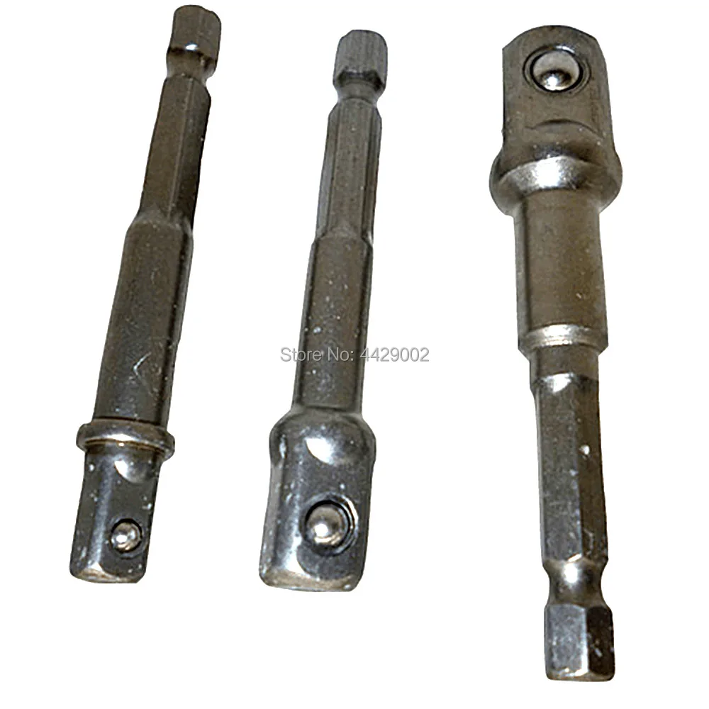 3 шт. набор адаптеров для отверток 1/4 &quot3/8&quot 1/2 &quotПривод Электроинструмент дрели