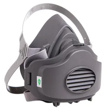 Респираторная Пылезащитная Маска Защитная маска Активированный уголь Анти-пыль органические газ и паров фильтр картридж лицевой щит GMZ013