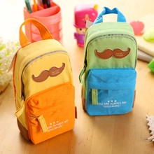 School Bag Shape Pencil Bag School Pencil Case Multi-Function Big Capacity Writing Materials Bag Office Estojo Escola Estuche
