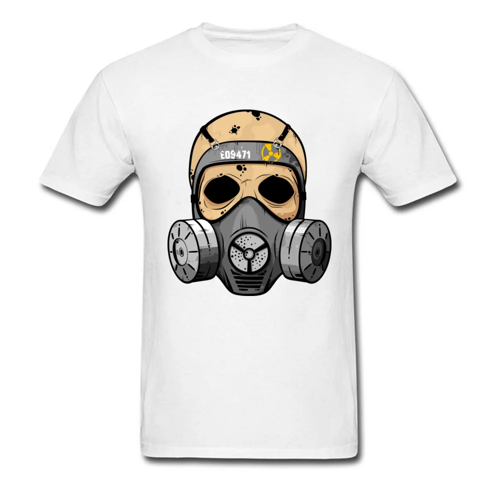 Gas mask skull_white