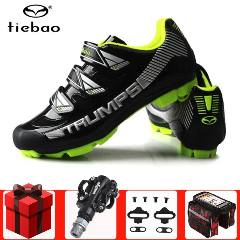 

TIEBAO Cycling Shoes add SPD pedal Set sapatilha ciclismo mtb zapatillas deportivas hombre Mountain Bike Outdoor men sneakers