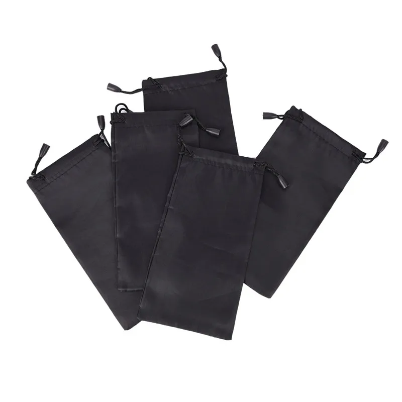 

1 Set Black Microfiber eyewear Sunglasses Pouch Spectacle Glass Cloth Bag Pouch custom glasses pouch