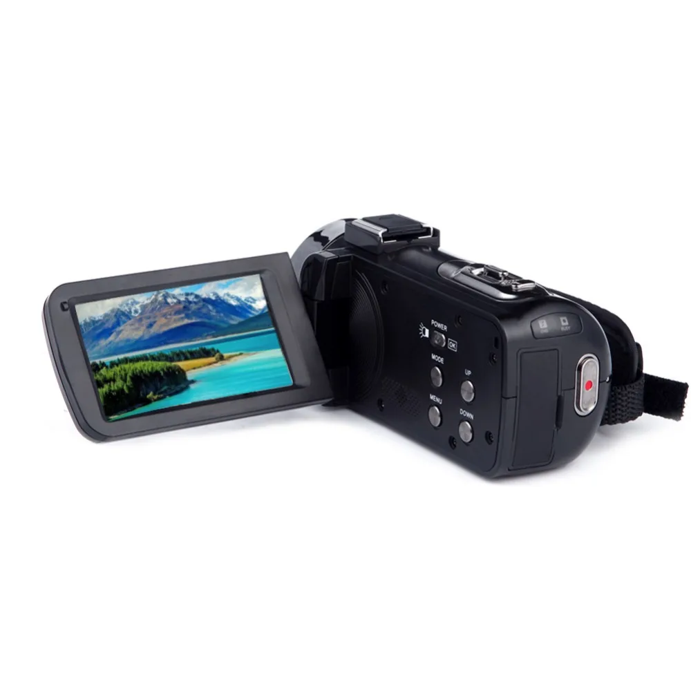 4K камера wifi видеокамера Kimire Ultra HD Цифровая видеокамера 30.0MP рекордер 3,0 дюймов 270 градусов вращение сенсорный экран 16X зум