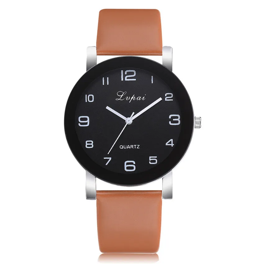 Новейшая мода Lvpai женские часы повседневные кварцевые часы с кожаным ремешком аналоговые наручные часы подарок роскошные relogio feminino A3 - Цвет: Кофе