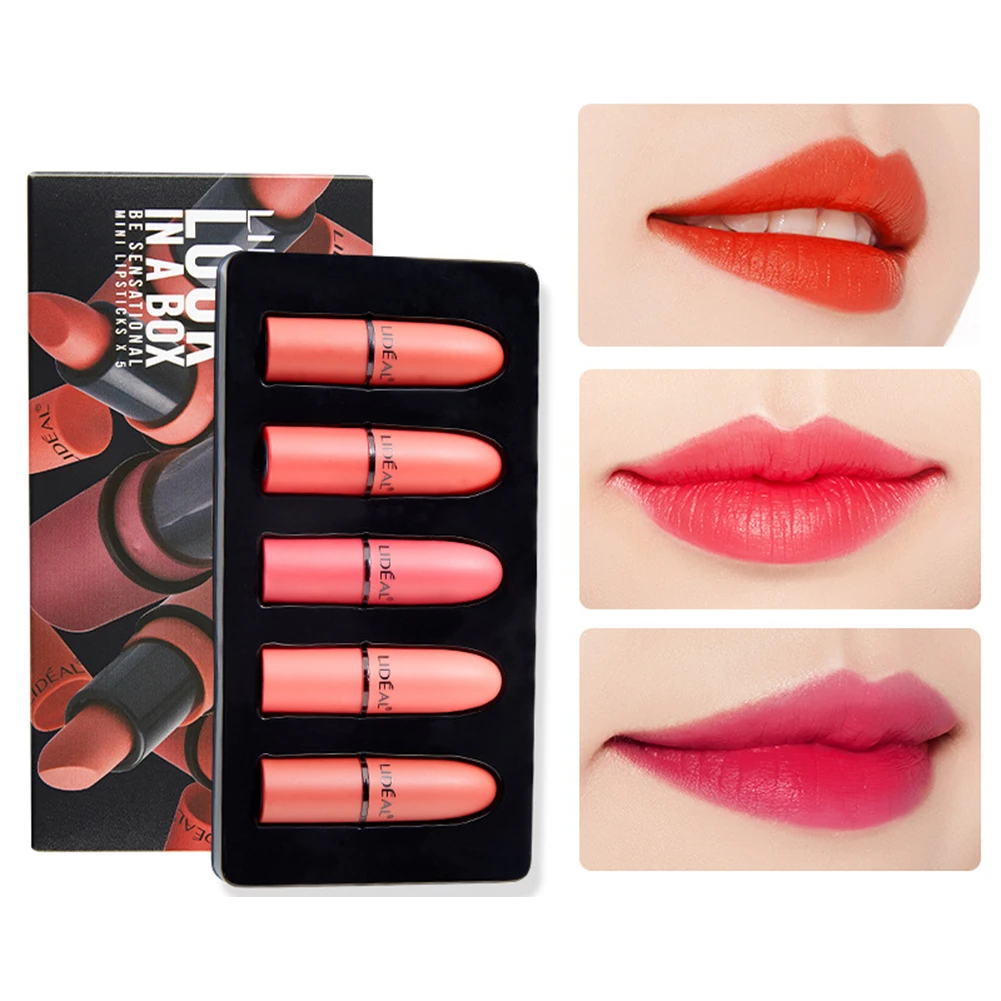 Make-up Color Earth Lipstick Set Makeup Combination Lasting Waterproof Lip Makeup Make-up (5)