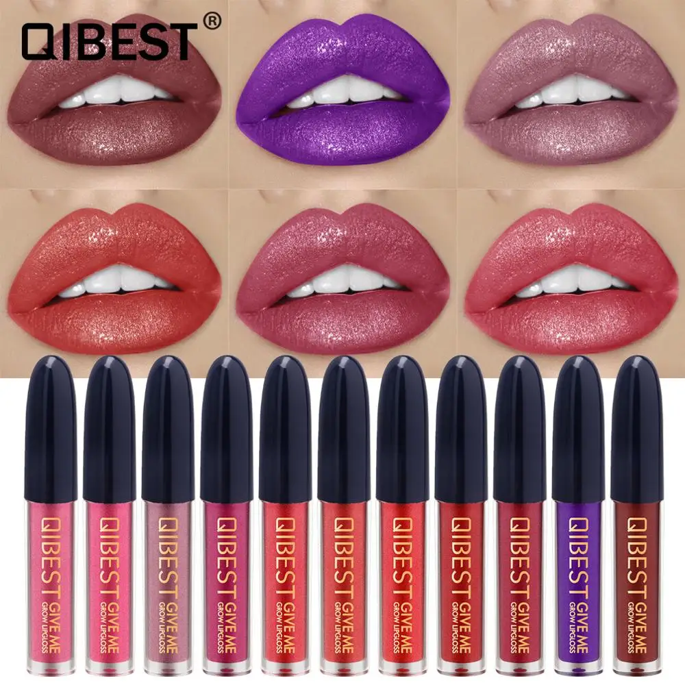 18 colors Lipgloss Sexy Liquid Lip Gloss non-stick cup lip gloss Glitter Flip liquid Long Lasting Waterproof makeup cosmetics