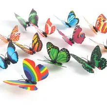 100 шт./партия. пластиковая бабочка на холодильник магниты, детские игрушки. Ранние развивающие DIY. Детские Поделки. Подарки