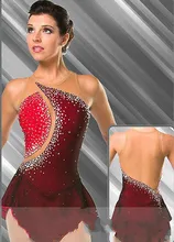 red figure skating dresses for women competition skating dress custom ice figure skating clothing high elasticity free shipping black ice skating dress cheap black skating dress hot sale custom skating dress women cheap ice skating dress free shipping