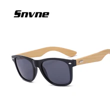 Snvne pierna gafas de madera De Bambú de madera gafas de sol oculo lentes oculos lunette de soleil gafas de sol feminino masculino mujer
