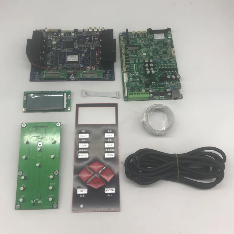 Старый станок dx5 dx7 обновление головки XP600 две одиночная головка плата каретки
