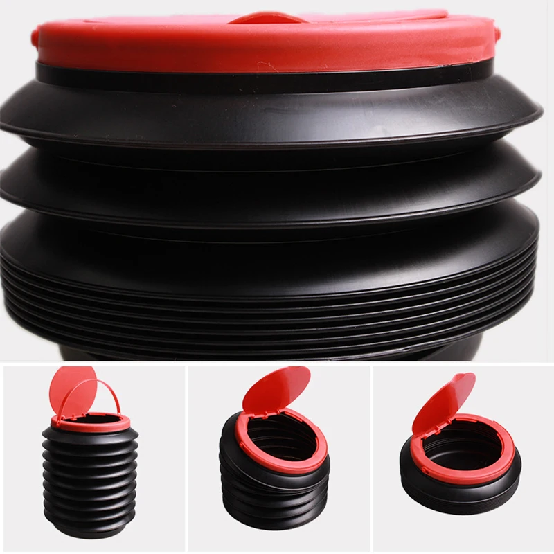 

Partol 4L Car Folding Bucket Collapsible Water Fishing Bucket Camping Outdoor Auto Garbage Plastic Bucket Storage Box Container