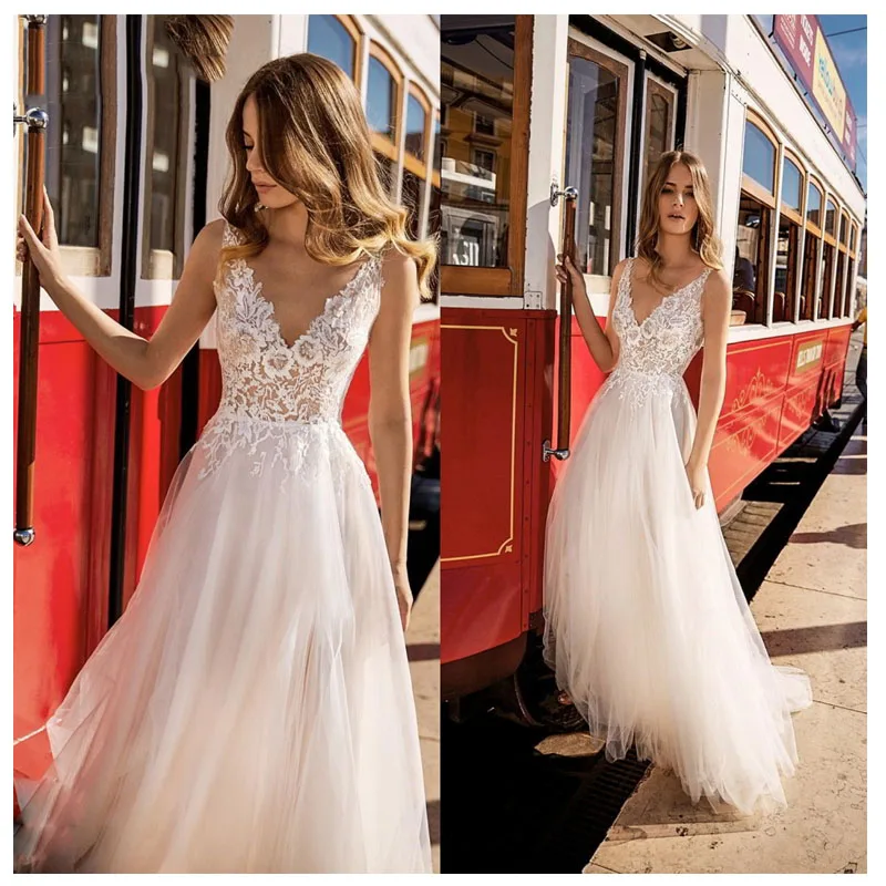simple elegant lace wedding dresses