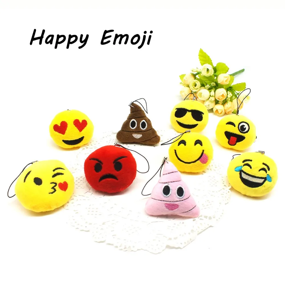 

Emoji Smile Cartoon Keychain Cute Emoticon Amusing Key Chain Anime Keyring Soft Toy Gift for Women Pendant Bag Accessory