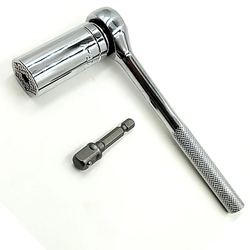 

Universal Wrench torque wrench Ratchet Universal Socket 7-19mm Power Drill Adapter Wrench Combination universal key