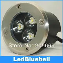 Высокая Мощность LED чип 3 Вт подземный свет Открытый Пейзаж свет Водонепроницаемый IP67 AC90~ 260 В