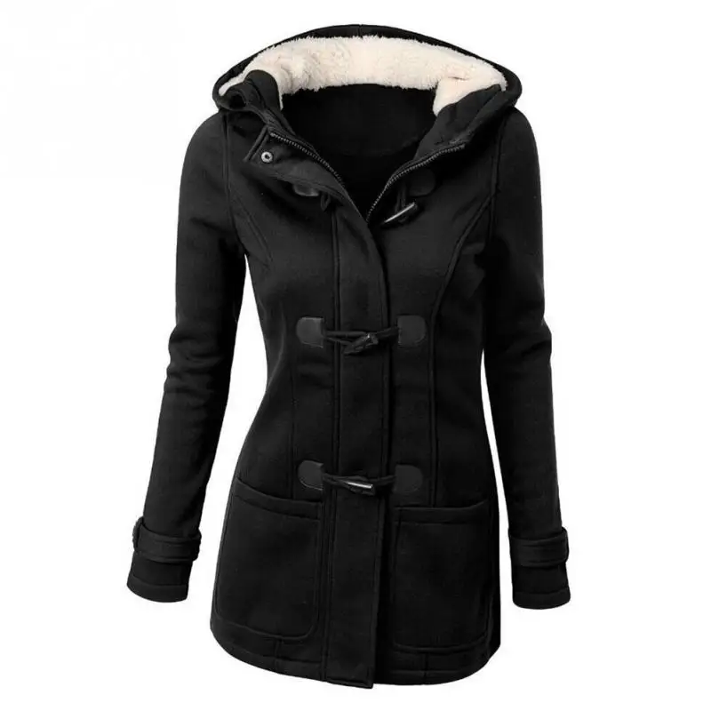 

Winter Coat Parkas Spring Autumn Regular Warm Ladies Jacket With Long Sleeves