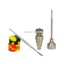 Хорошее качество палочки для концентратов vax атомайзер из нержавеющей стали dab титановый гвоздь 10 мм carb колпачок Чистый инструмент сухой травы испаритель ручка