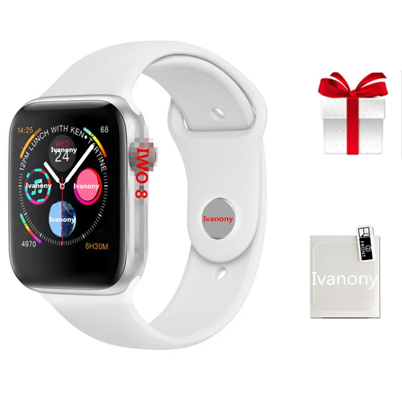 

IWO 8 Relogio Smart Watch IWO8 Reloj Inteligente Hombre ECG Heart Rate Monitor Red Button Smart Watch Women For IOS Android