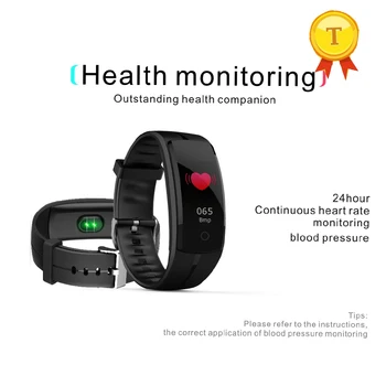 

2018 best selling healthy smart band wristband for man woman support WhatsApp line reminder Clock display Sleep quality test