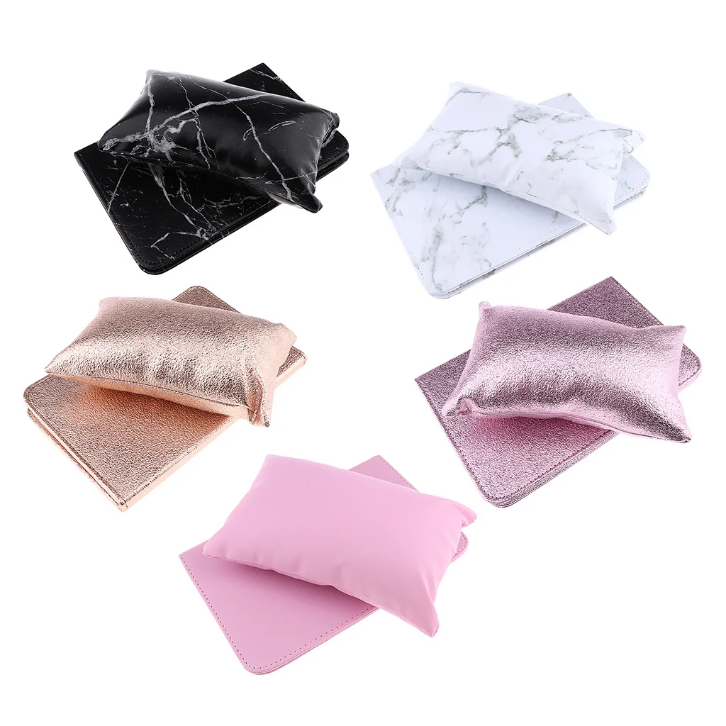 Professional Nail Manicure Care Salon Soft Hand Rest Cushion Pillow & Mat Set, Durable, Easy to Clean, Foldable, Flexible Use