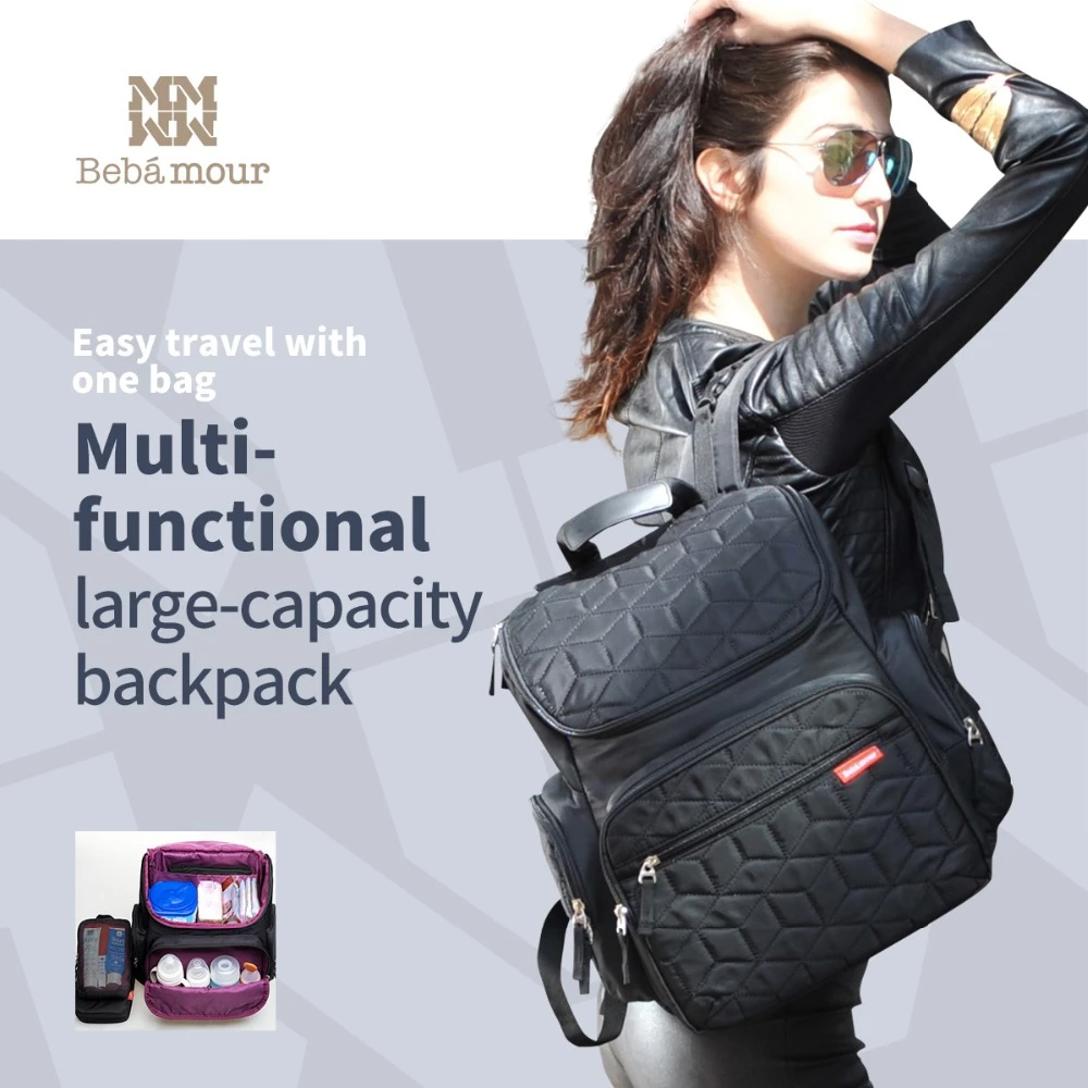bebamour travel backpack diaper bag