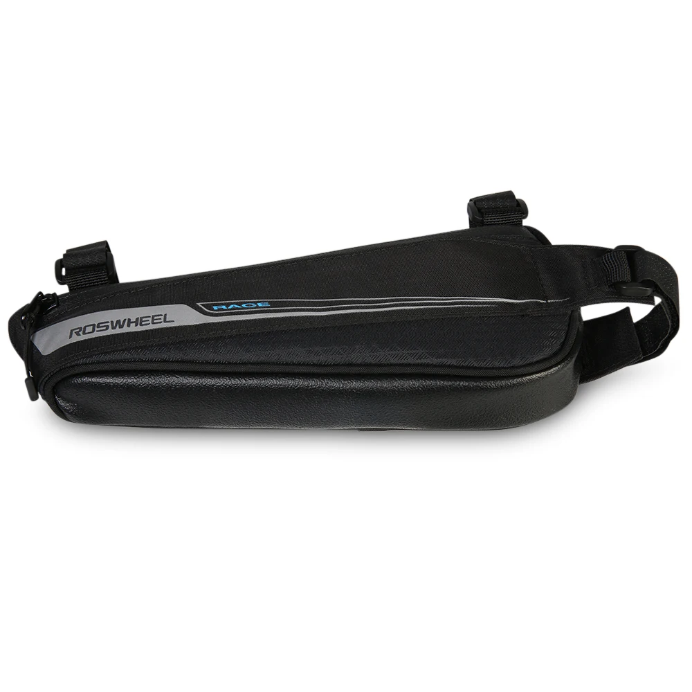Best ROSWHEEL Cycling Bike Bicycle Top Front Tube Triangle Bag MTB Road Bike Bicycle Cycling Triangle Pannier Pack Pannier Case 2