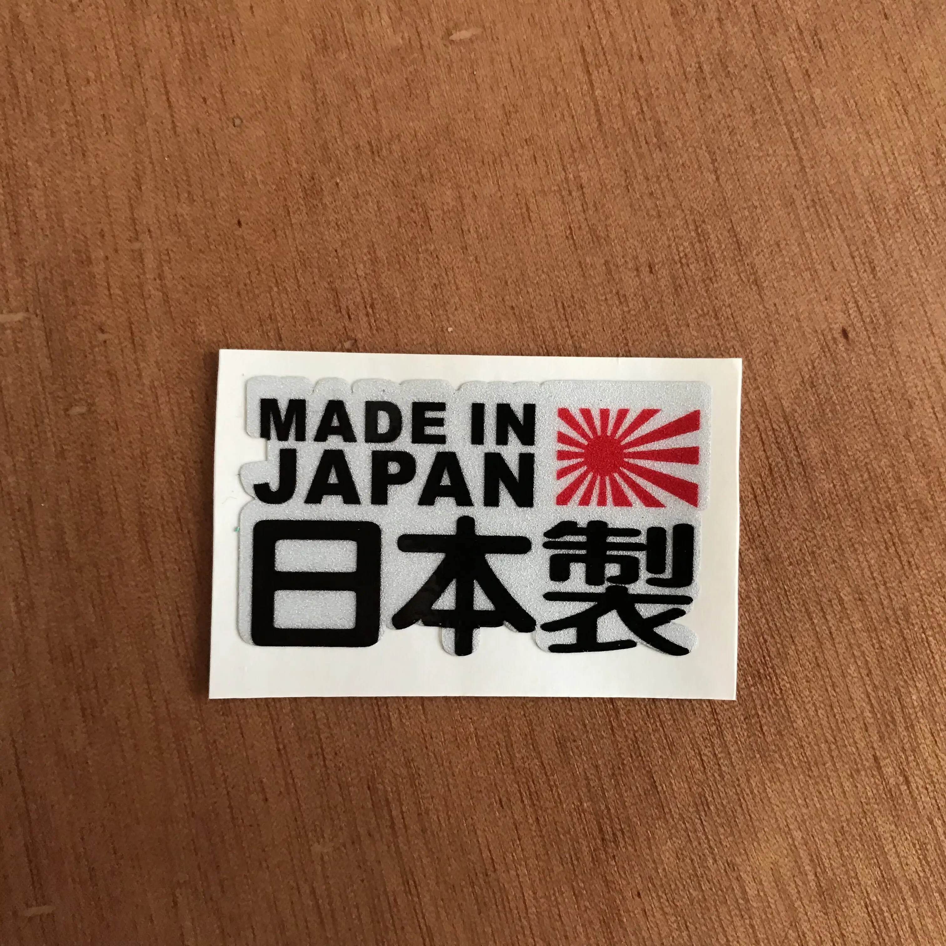 

JDM Made in Japan style emblem Scratch Cover Stickers 3M Material Reflective Car Sticker for Honda Toyota Nissan accessories