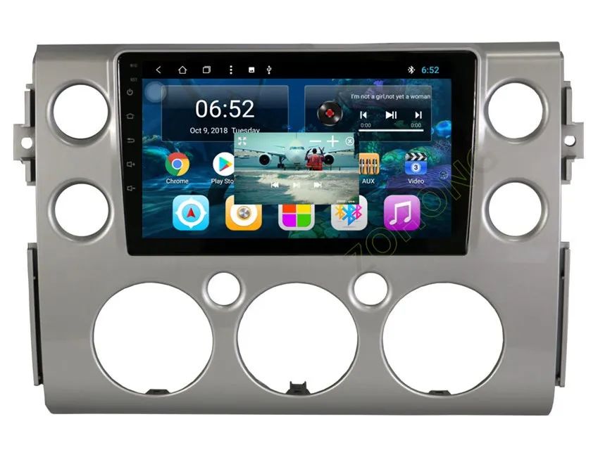 2.5D PIP Octa 8 ядерный Android автомобильный DVD мультимедийный плеер для Toyota FJ Cruiser Авторадио автомобильный gps-навигация, радио, стерео wifi карта