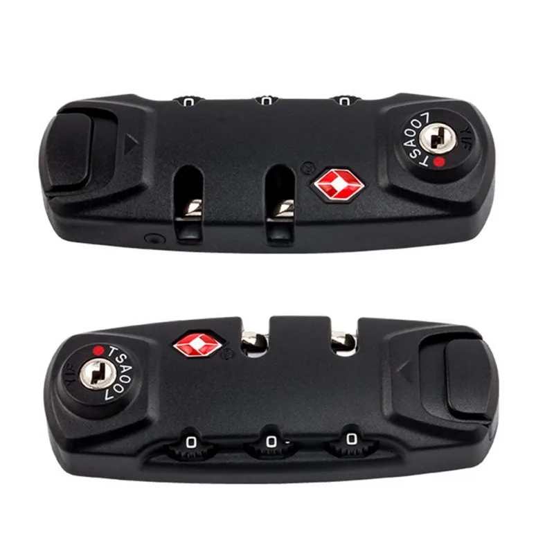 

Security 3 Digit Combination Padlock Safe Box Lock Luggage Suitcase Travel Bag Code Lock Black Combination Lock HY