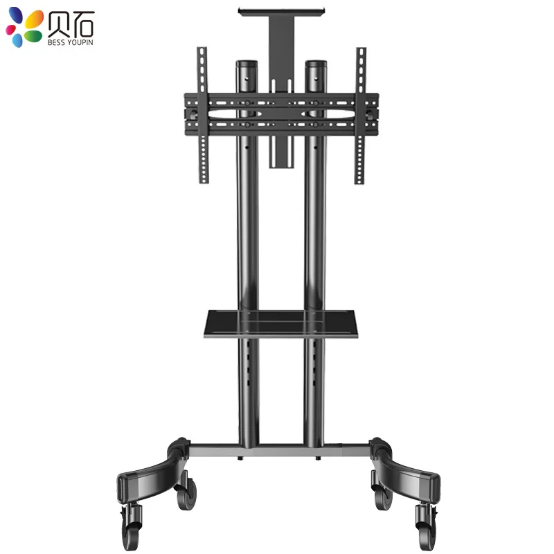 Мобильная ТВ-тележка, подъемная 3"-65" светодиодный жк плазменный ТВ-тележка, стойка, супер качество, плазменный напольный кронштейн с AV полкой, держатель камеры