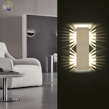 

Modern Wall Sconce Lights 8W LED Room Wall Lights Up Down Aluminium Wall Lighting Lamps for Living Room Bedroom Corridor